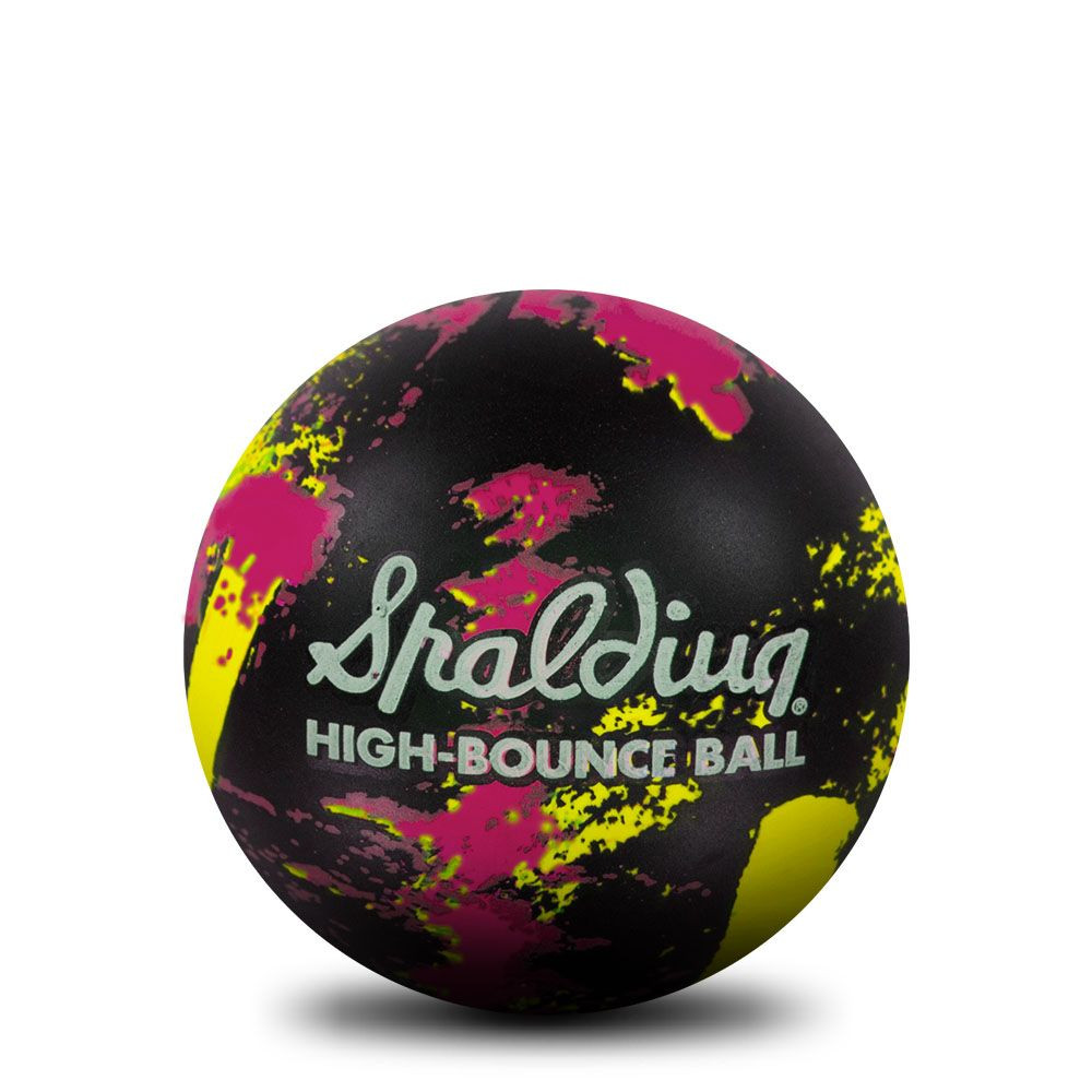 Spalding High Bounce Balls - Marble Fluro