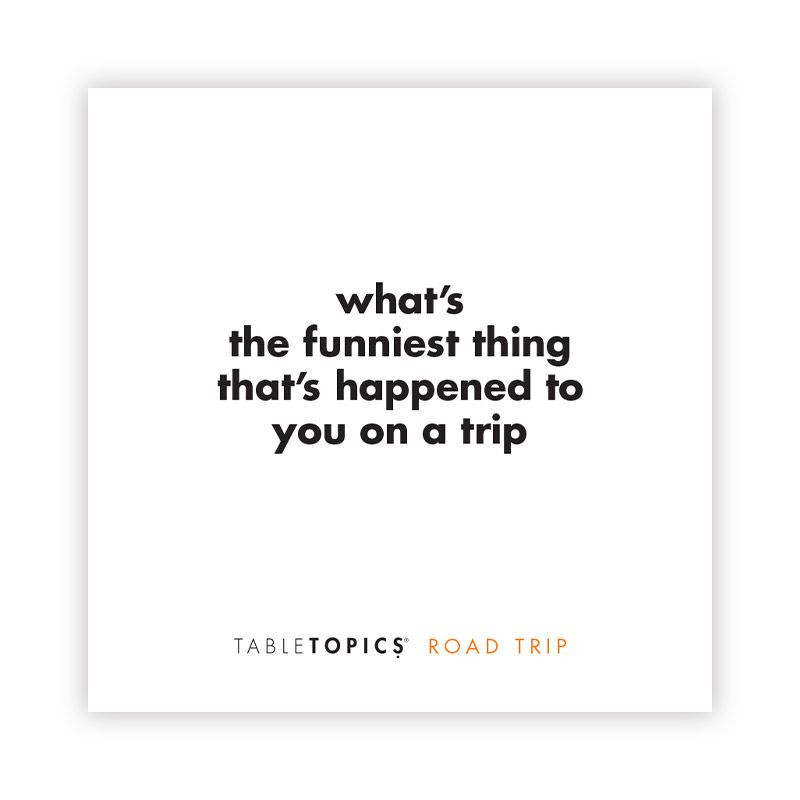 Tabletopics To Go Road Trip