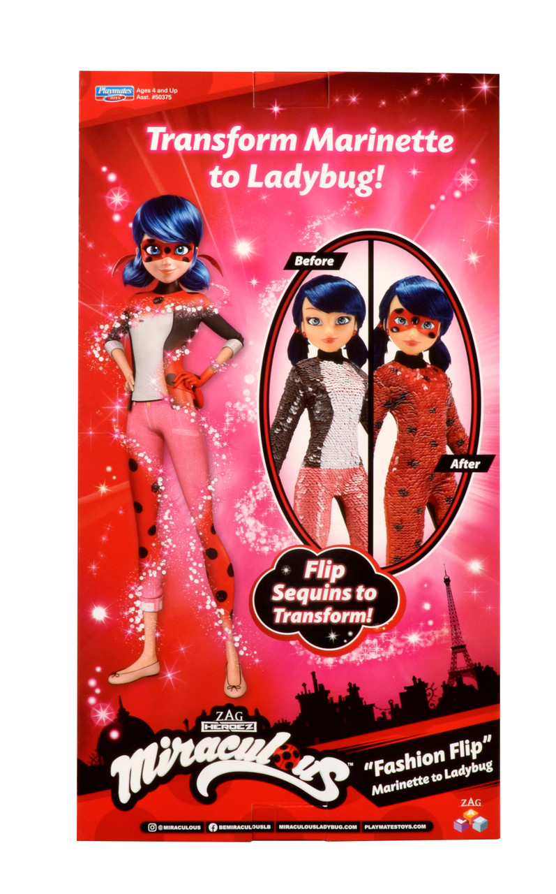Miraculous Ladybug Transforming Fashion - Sequin Outfit Miraculous Ladybug Transforming Fashion - Sequin Outfit
