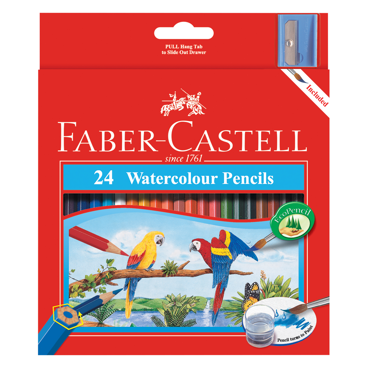 24 Faber-Castell Watercolour Pencils 24 Faber-Castell Watercolour Pencils