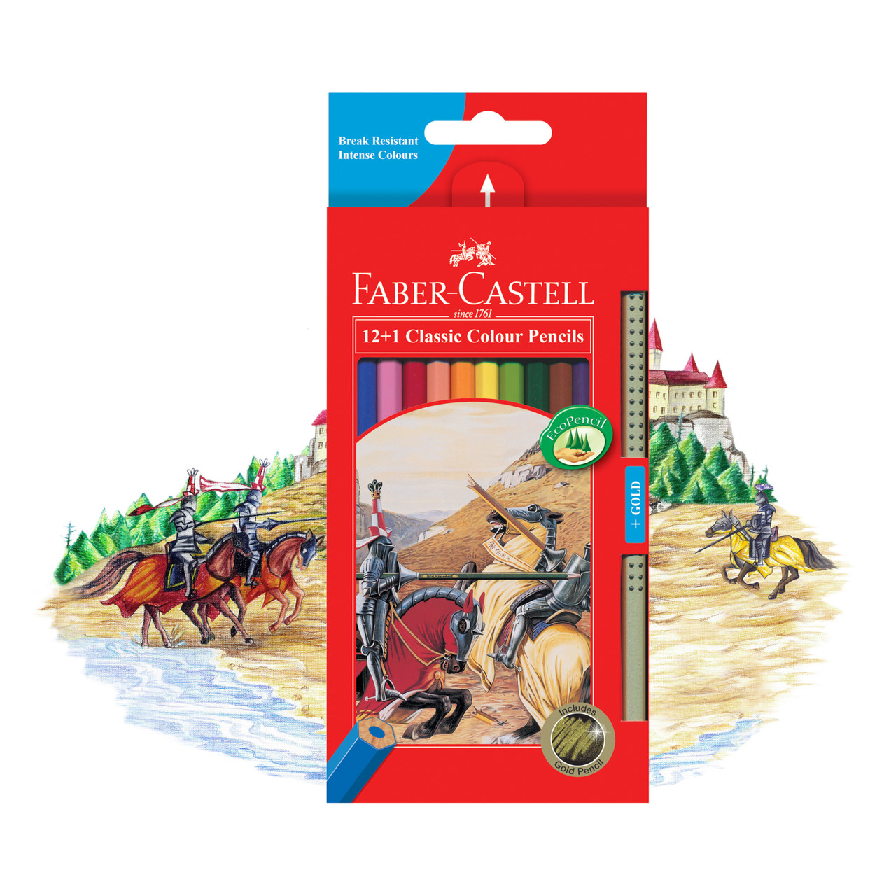 12 Faber-Castell Classic Colour Pencils Pack 12 Faber-Castell Classic Colour Pencils Pack