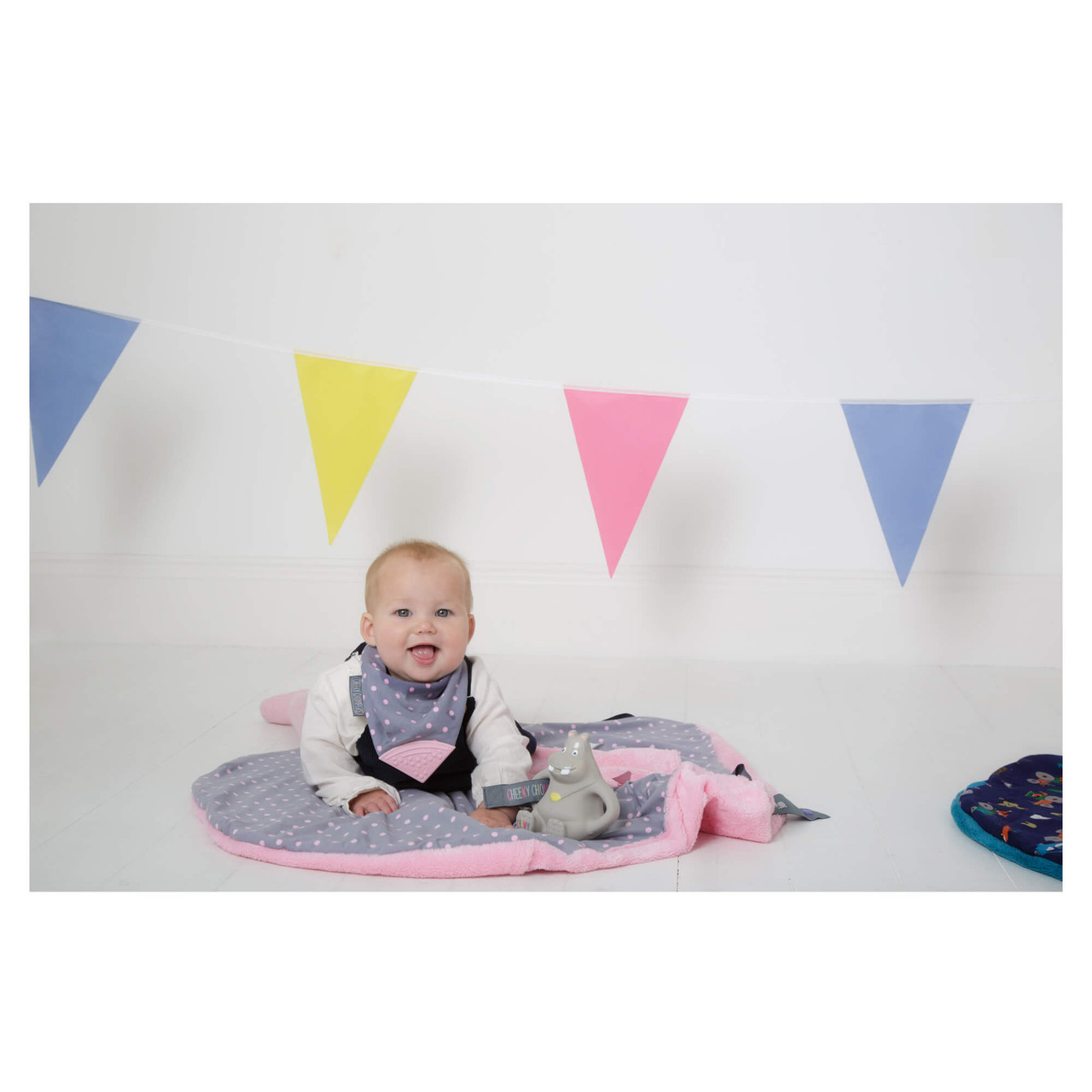 Cheeky Chompers Comfortchew Polkadot Pink