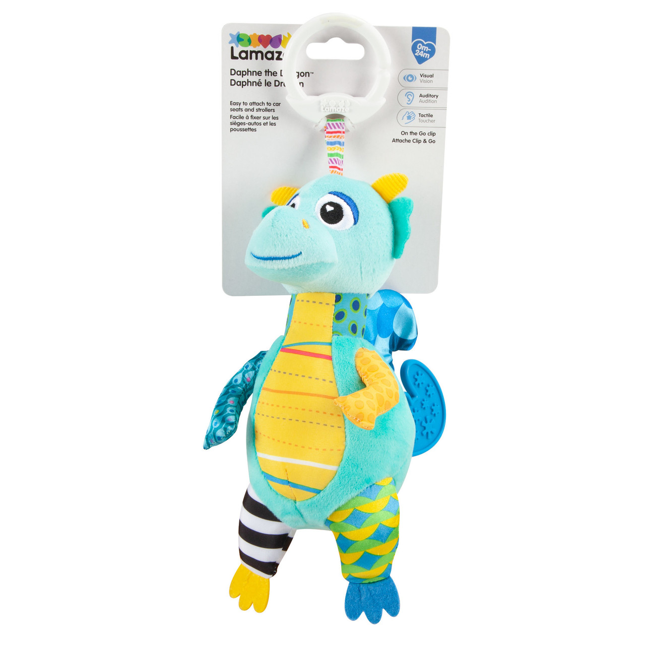 Lamaze Daphne Dragon Clip & Go Plush Lamaze Daphne Dragon Clip & Go Plush
