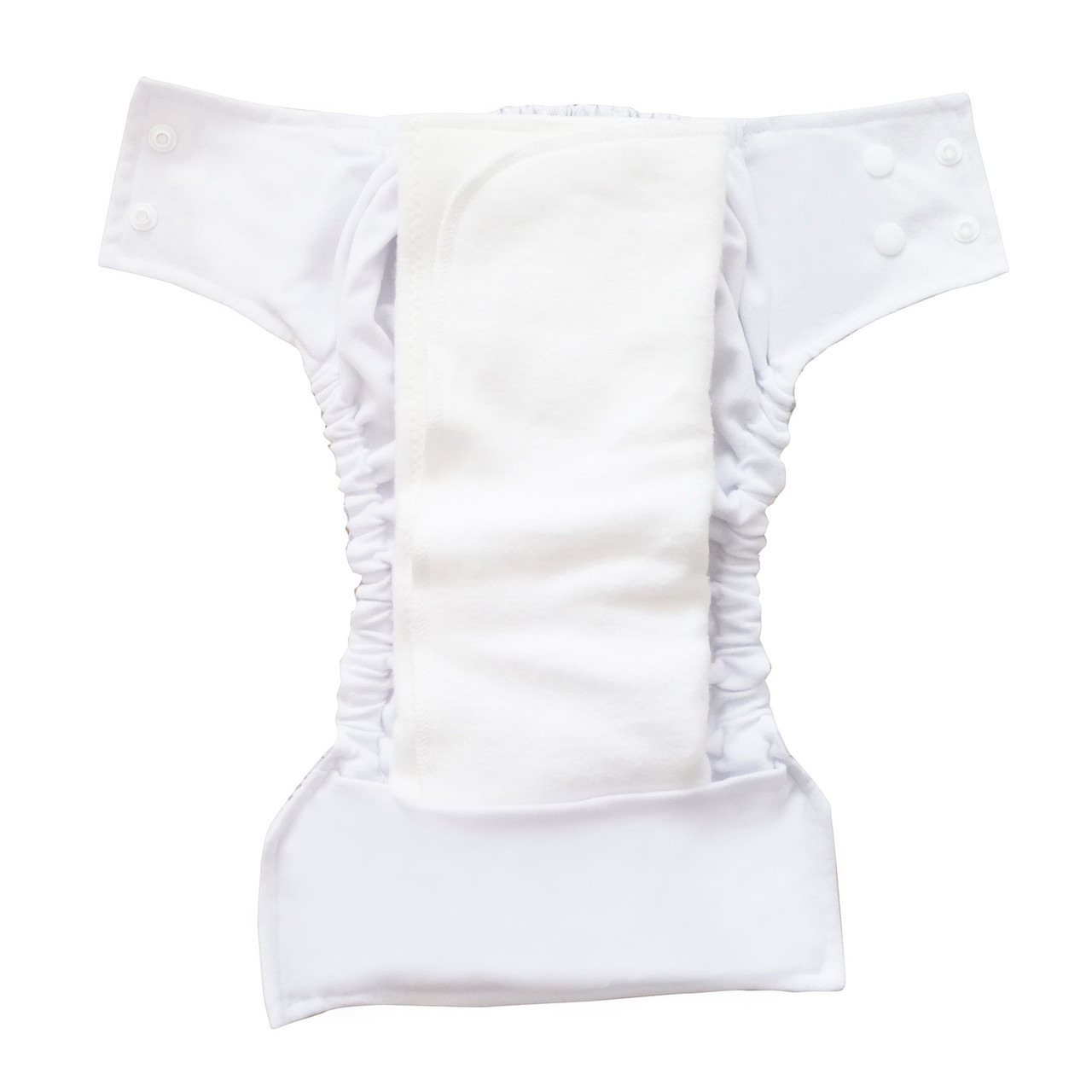 Plum Cloth Nappy & Bamboo Liner Space