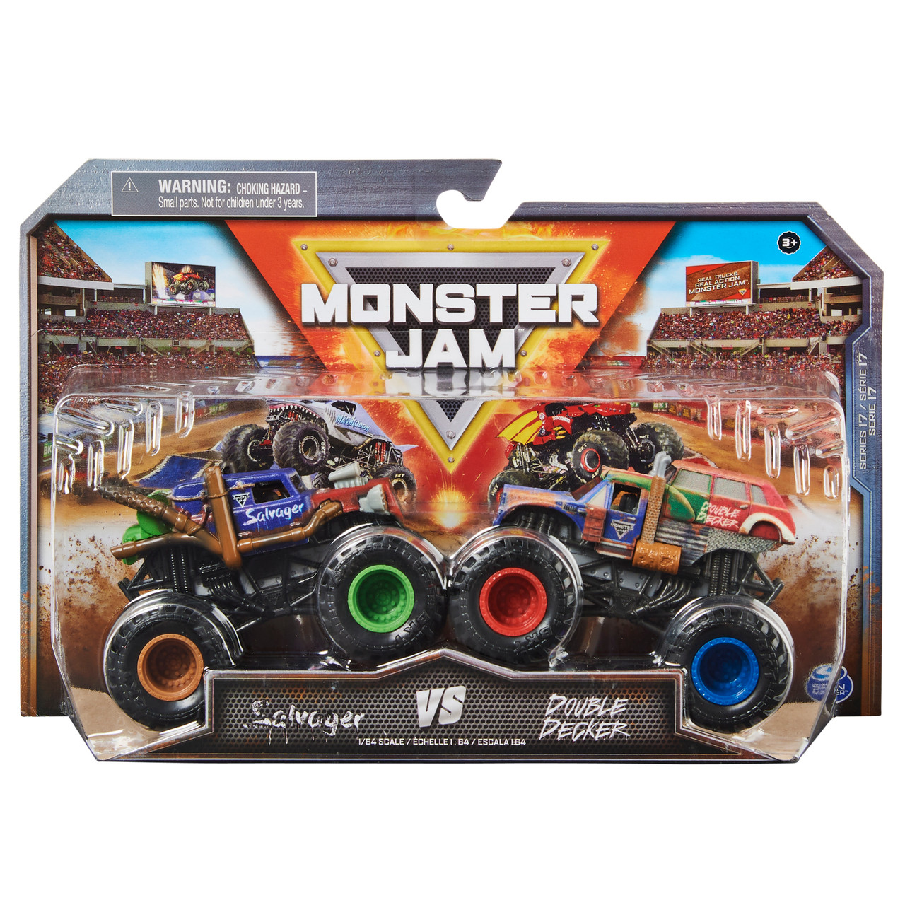 Monster Jam 1:64 Die Cast 2Pack New