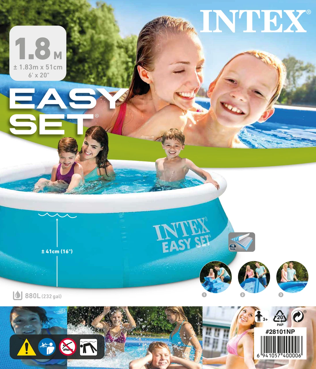 Intex 6''X20" Easy Set Pool