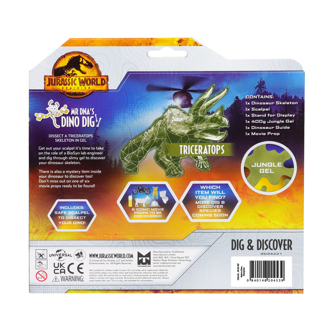 Jurassic World Dominion Edition Dino Dig (T-Rex, Triceratops, Spinosaurus)) Jurassic World Dominion Edition Dino Dig (T-Rex, Triceratops, Spinosaurus))