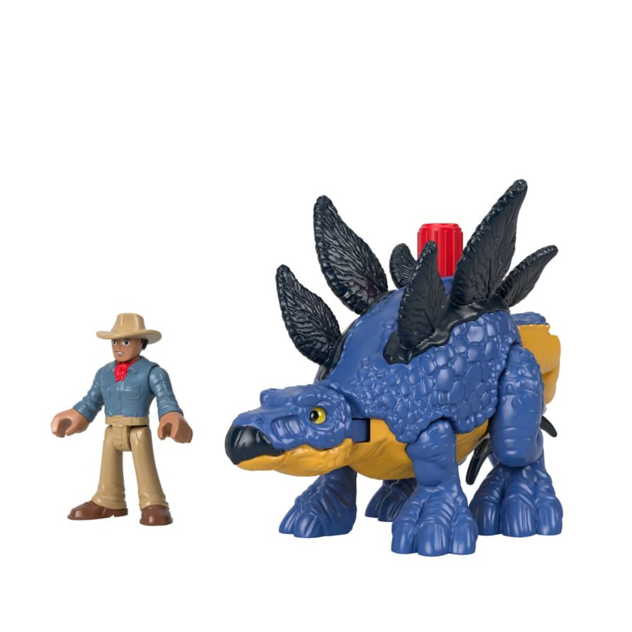 Imaginext Jurassic World Stegosaurus & Dr. Grant