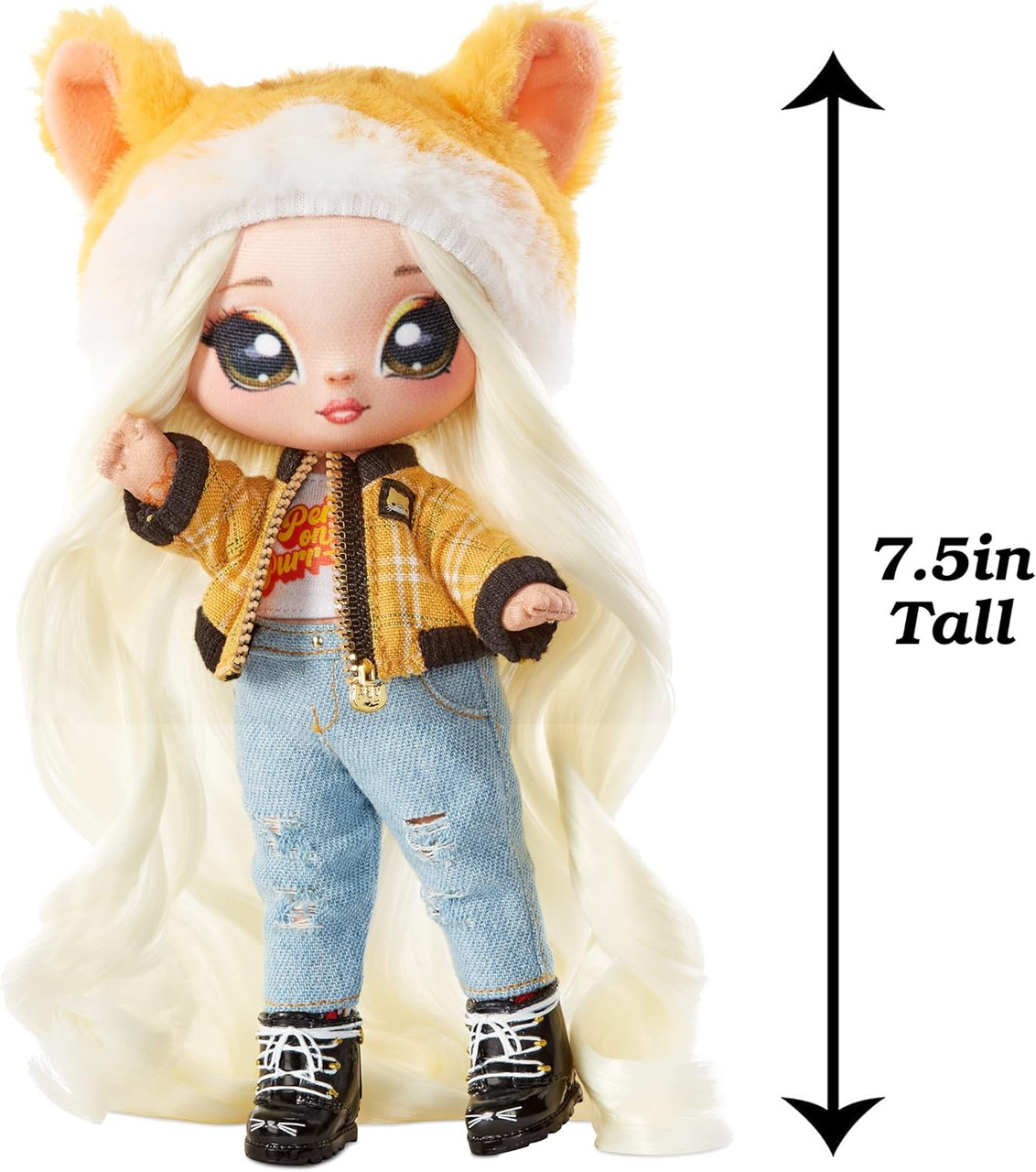Na! Na! Na! Surprise 2-in-1 Soft Fashion Doll and Metallic Purse Glam Series