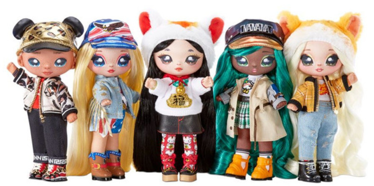 Na! Na! Na! Surprise 2-in-1 Soft Fashion Doll and Metallic Purse Glam Series