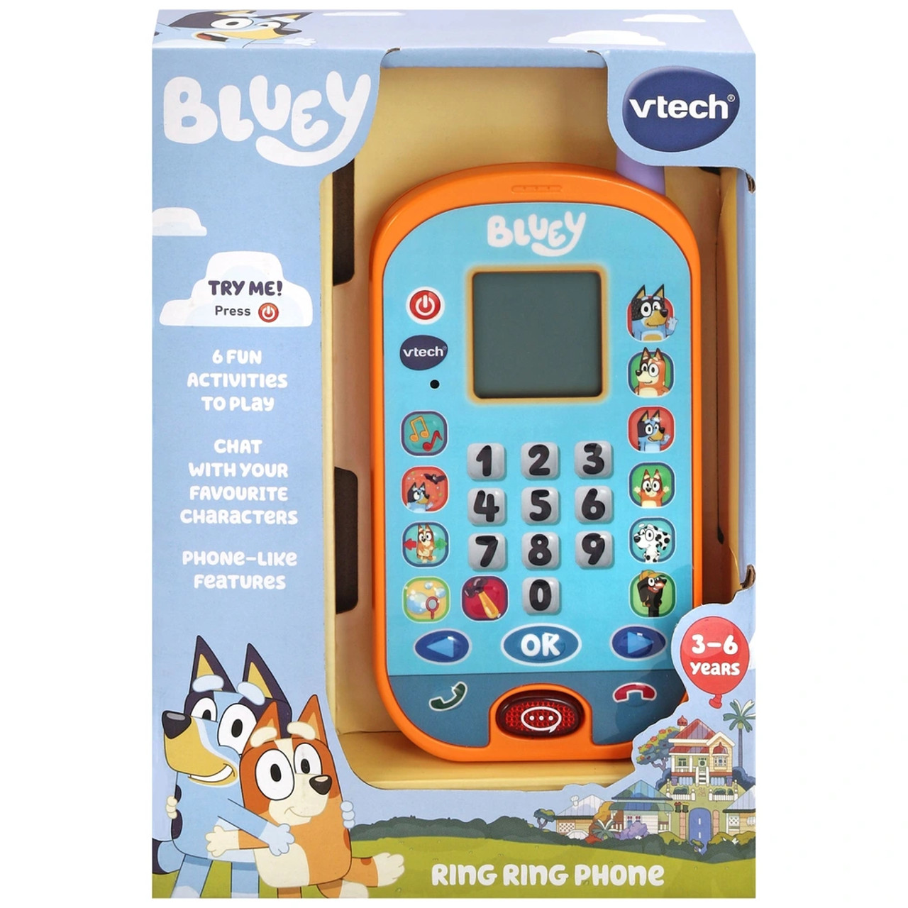 Vtech Bluey Ring Ring Phone Vtech Bluey Ring Ring Phone