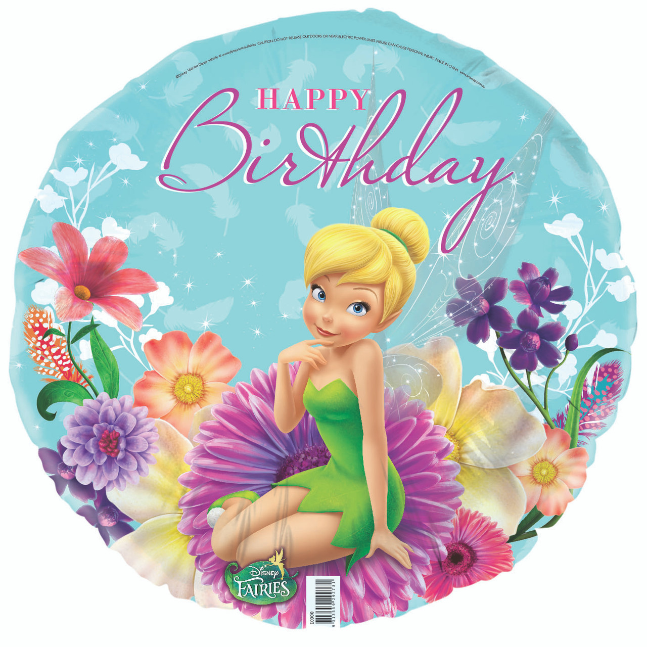 Balloon Foil 45cm Disney Tinker Bell Balloon Foil 45cm Disney Tinker Bell