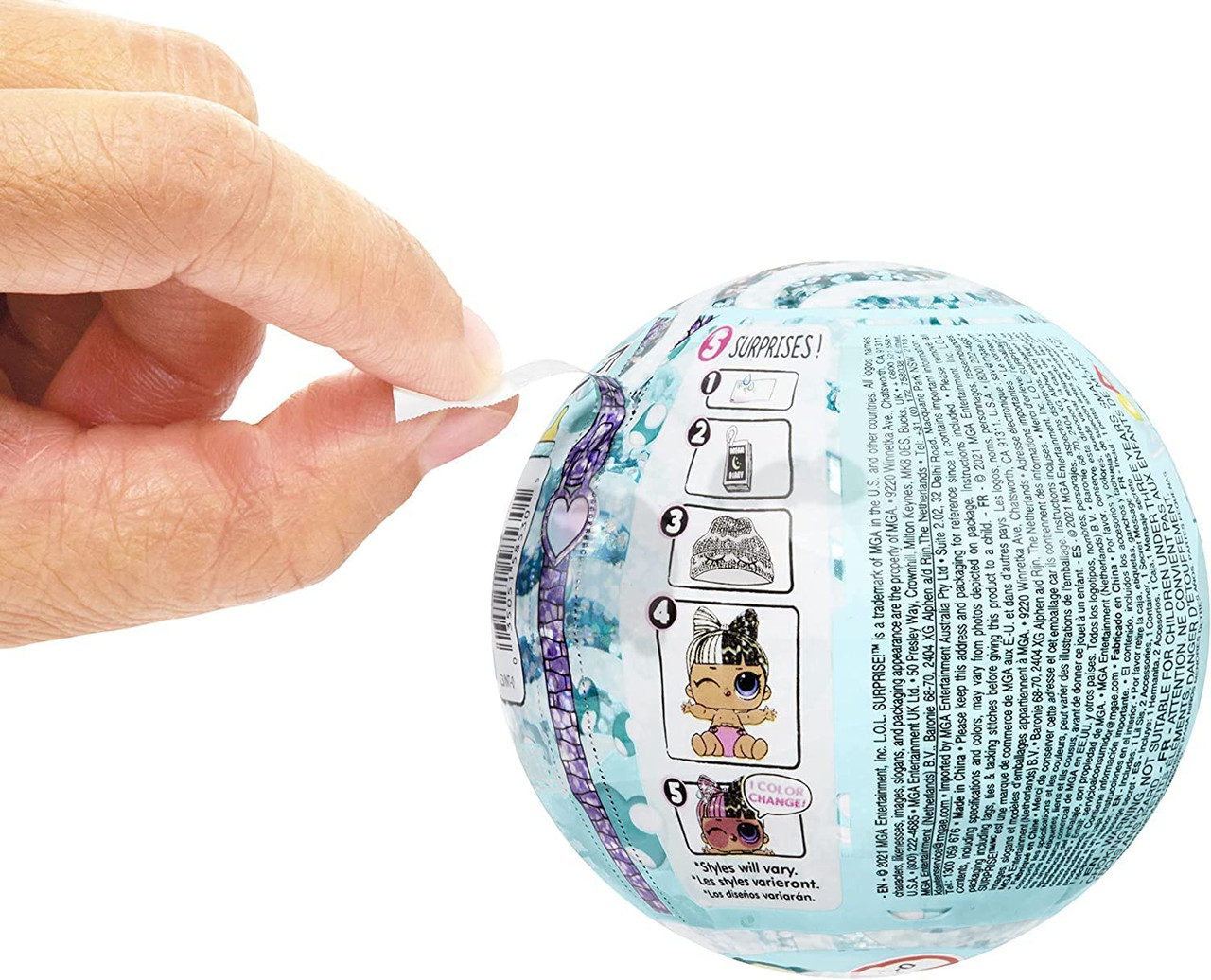 L.O.L. Surprise Glitter Colour Change Lil Sis with 5 Surprises