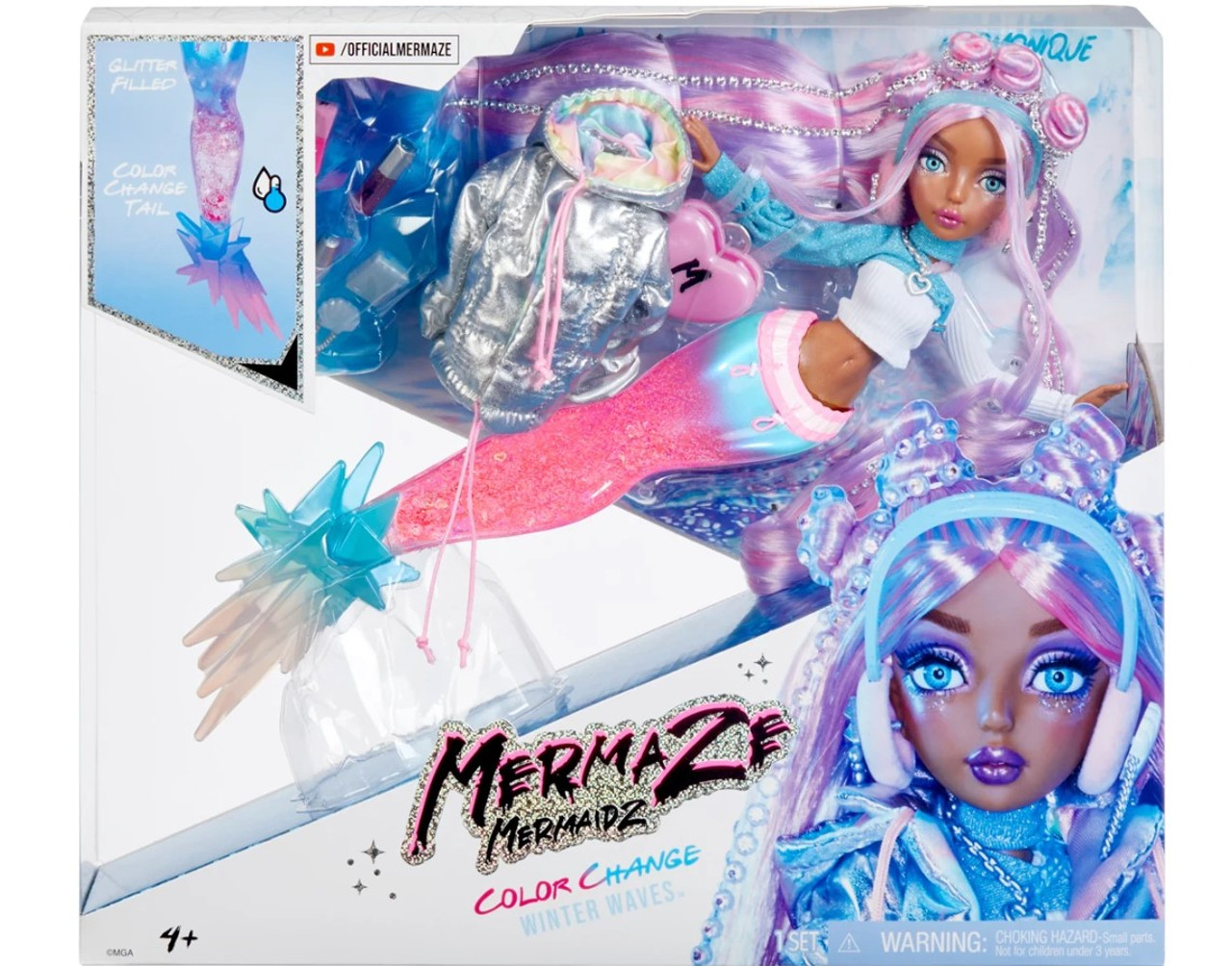 Mermaze Mermaidz Winter Waves Colour Change Fashion Doll Mermaze Mermaidz Winter Waves Colour Change Fashion Doll