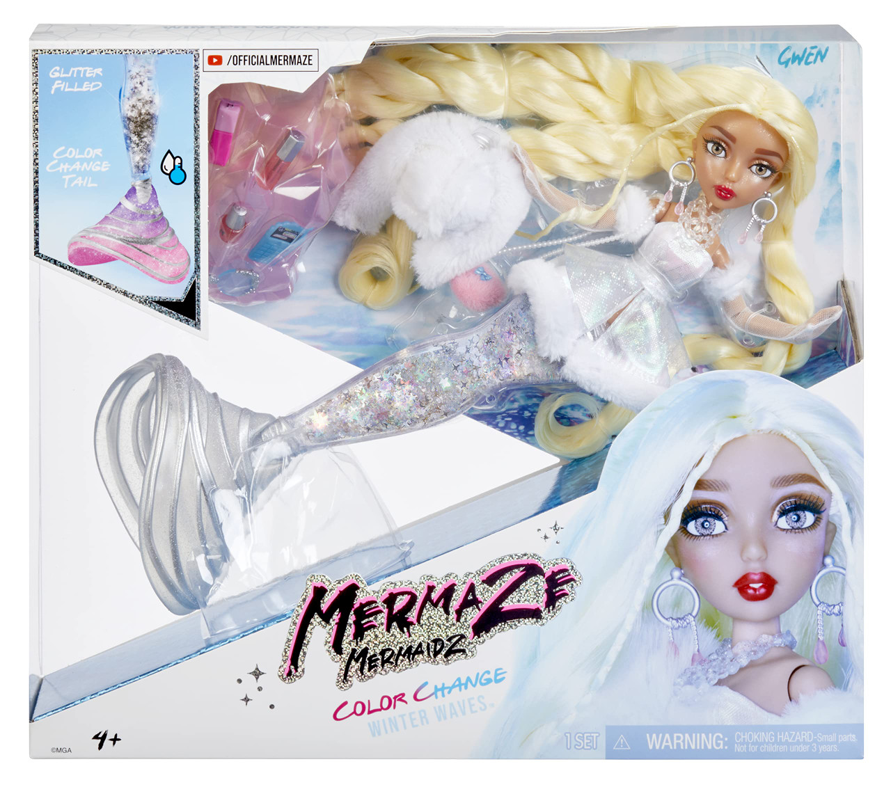 Mermaze Mermaidz Winter Waves Colour Change Fashion Doll Mermaze Mermaidz Winter Waves Colour Change Fashion Doll