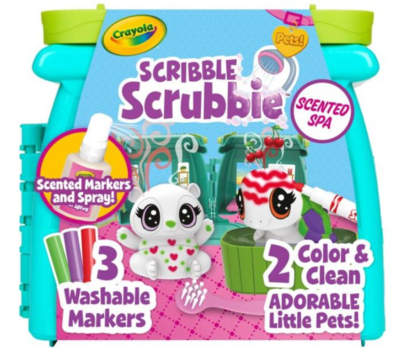 Crayola Scribble Scrubbie Pets Scented Spa Playset