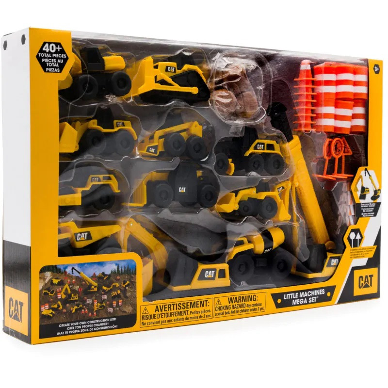 CAT Little Machines Mega Set - 40 pieces