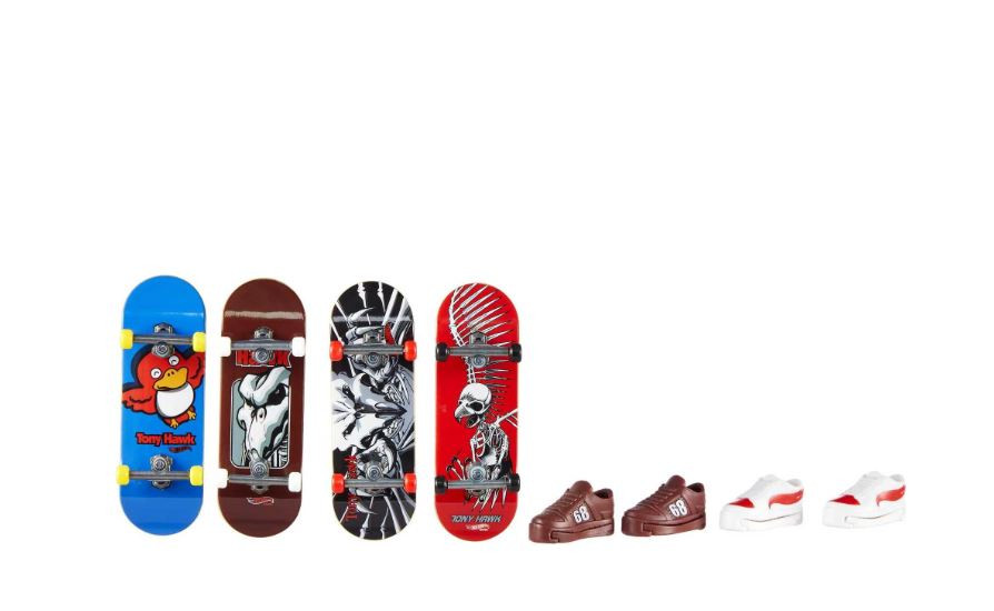 Hot Wheels Skate Fingerboards & Skate Shoes Multipack