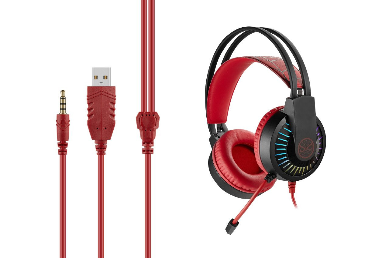 Marvel Spiderman Bluetooth Wireless Stereo Headphones with Built in Microphone