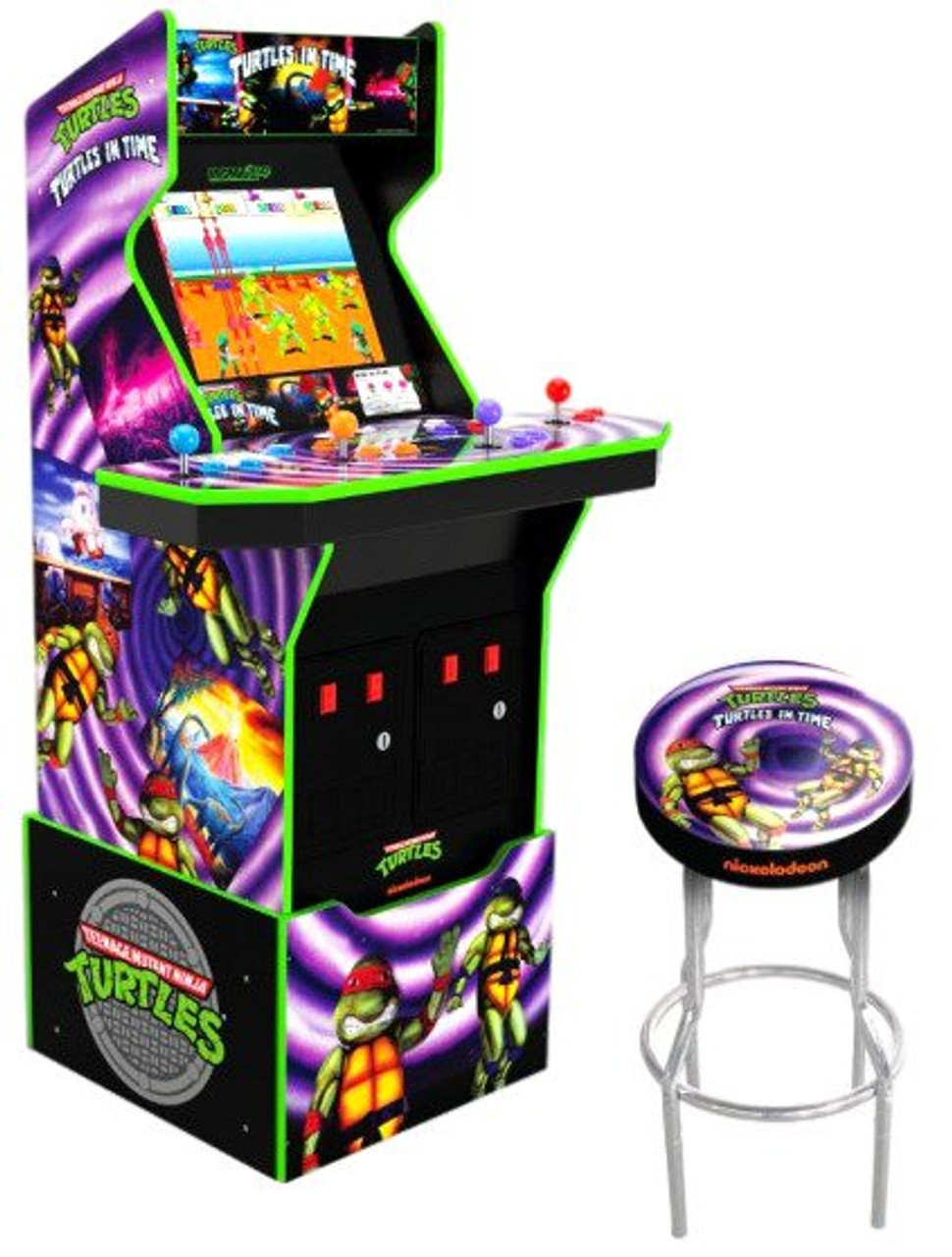 Arcade1Up TMNT Turtles in Time 4-Player Arcade Game