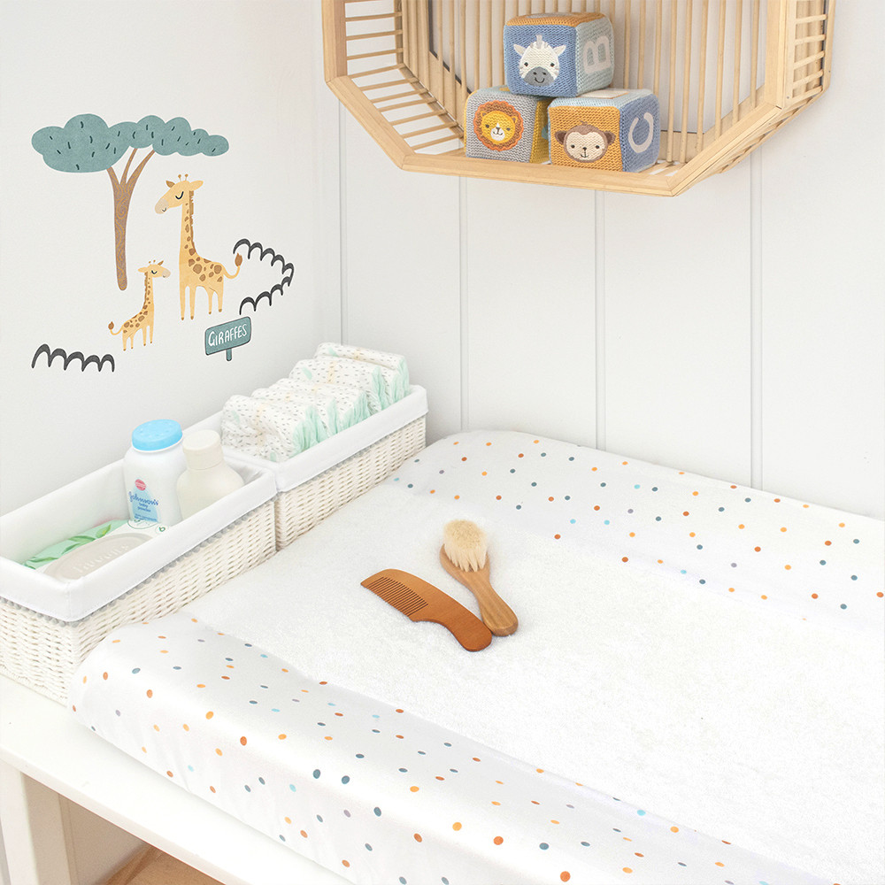 Lolli Living Day At The Zoo Change Pad Cover