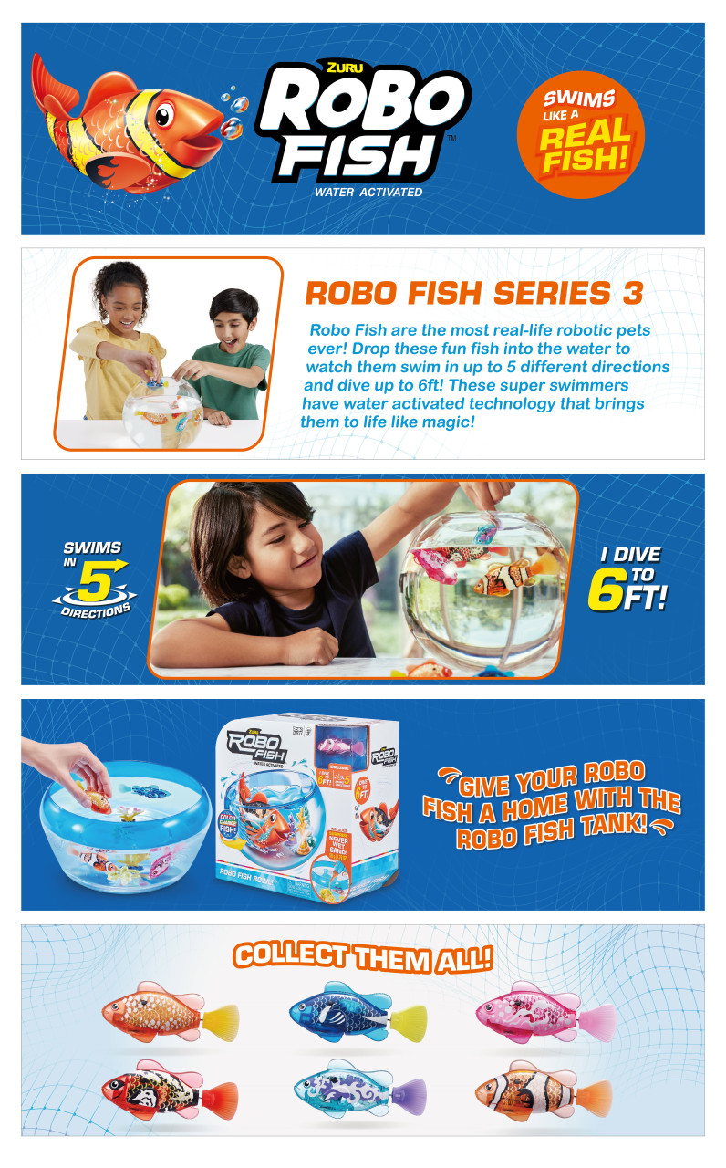 Zuru Robo Alive Fish Series 3 Zuru Robo Alive Fish Series 3