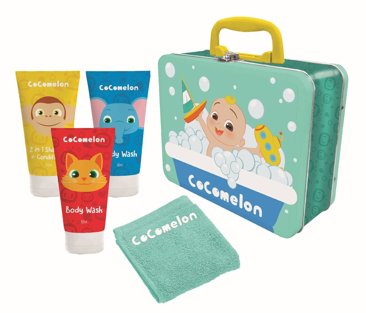 Cocomelon 5 Piece Bath Set