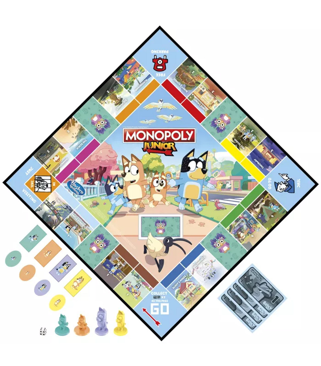 Monopoly Junior: Bluey Edition Board Game