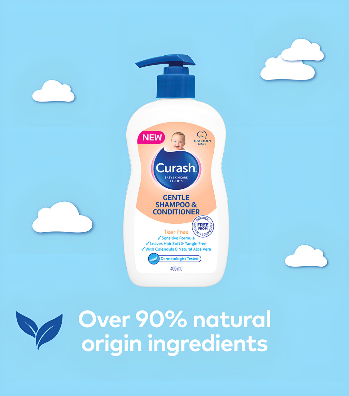 Curash Gentle Shampoo & Conditioner 400ml