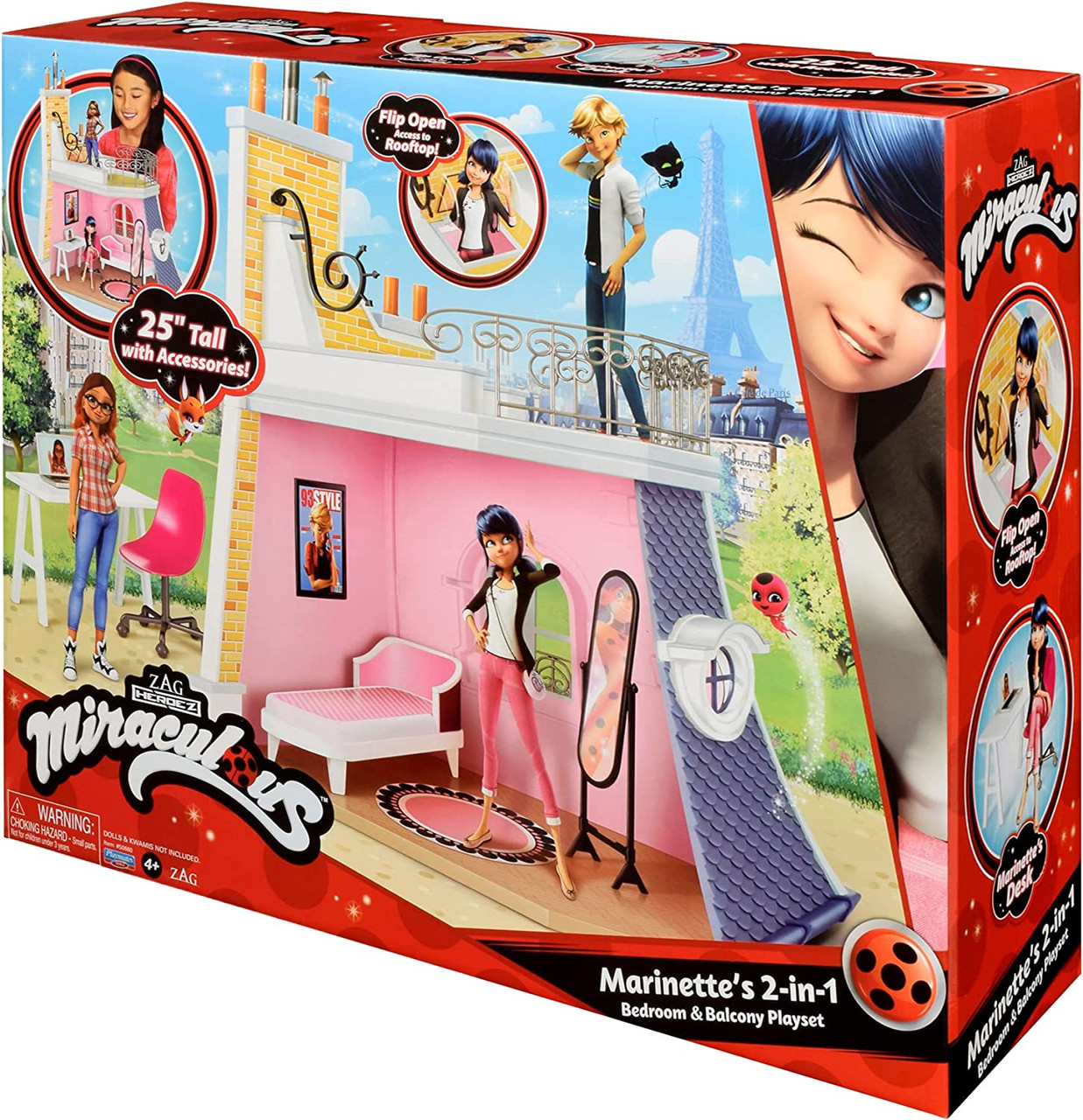 Miraculous Bedroom and Balcony Playset Miraculous Bedroom and Balcony Playset