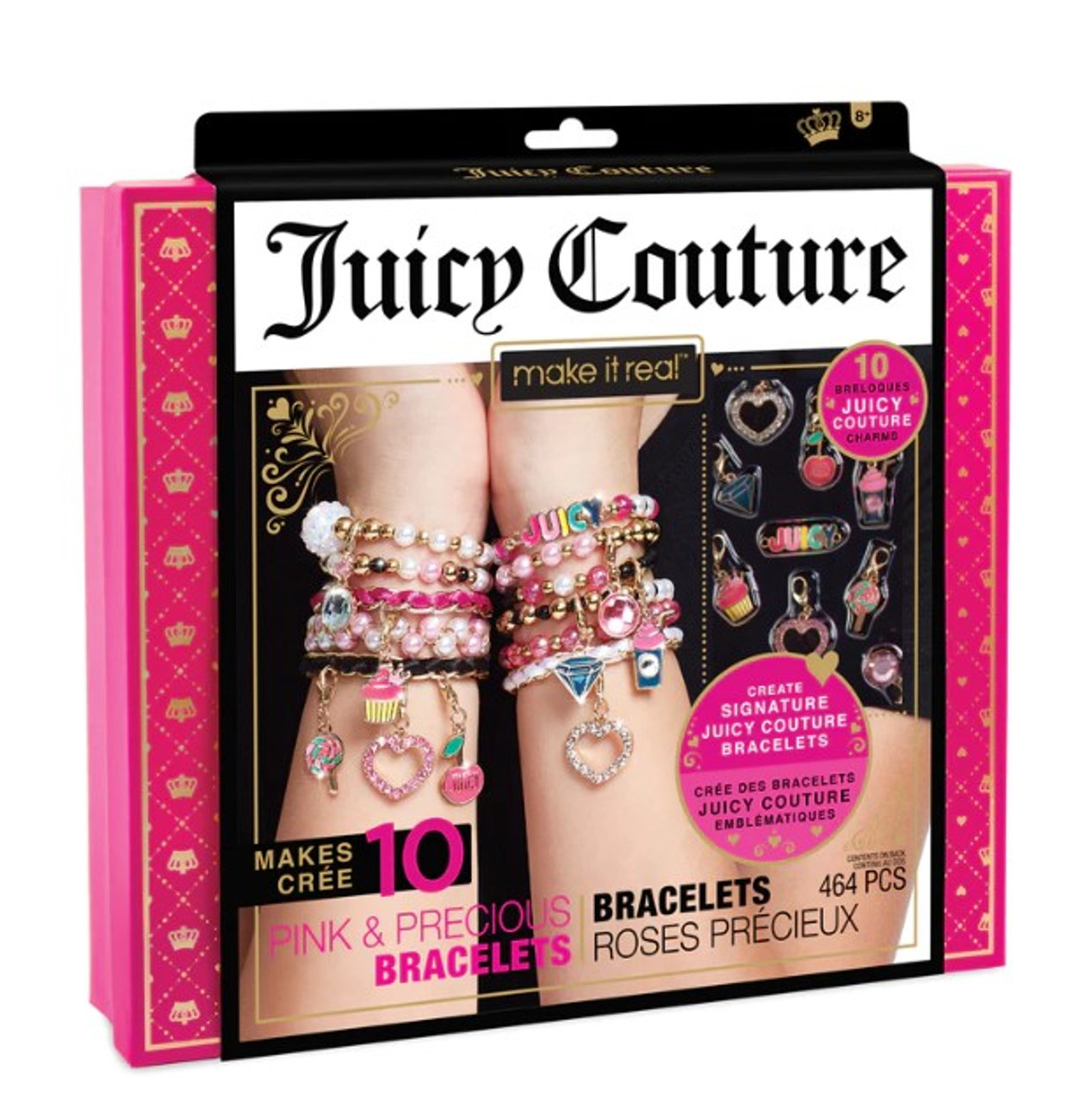 Juicy Couture Pink and Precious Bracelets