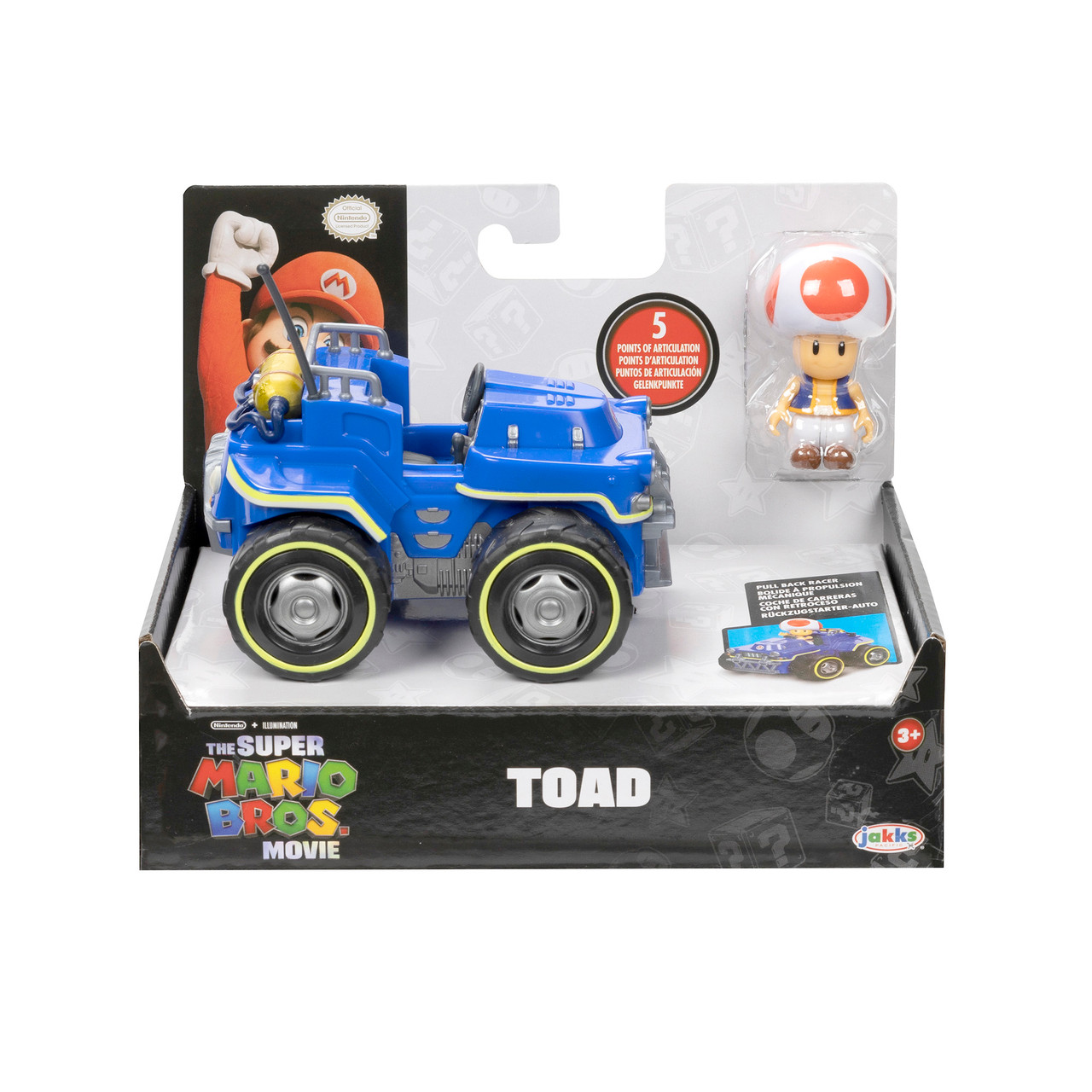 The Super Mario Bros. Movie – 2.5” Figure with Pull Back Racer The Super Mario Bros. Movie – 2.5” Figure with Pull Back Racer