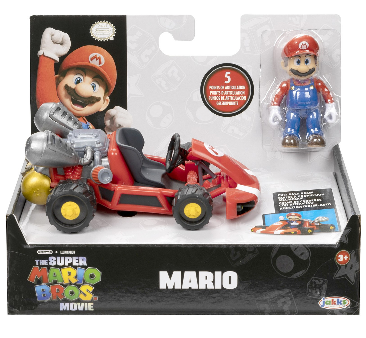 The Super Mario Bros. Movie – 2.5” Figure with Pull Back Racer The Super Mario Bros. Movie – 2.5” Figure with Pull Back Racer