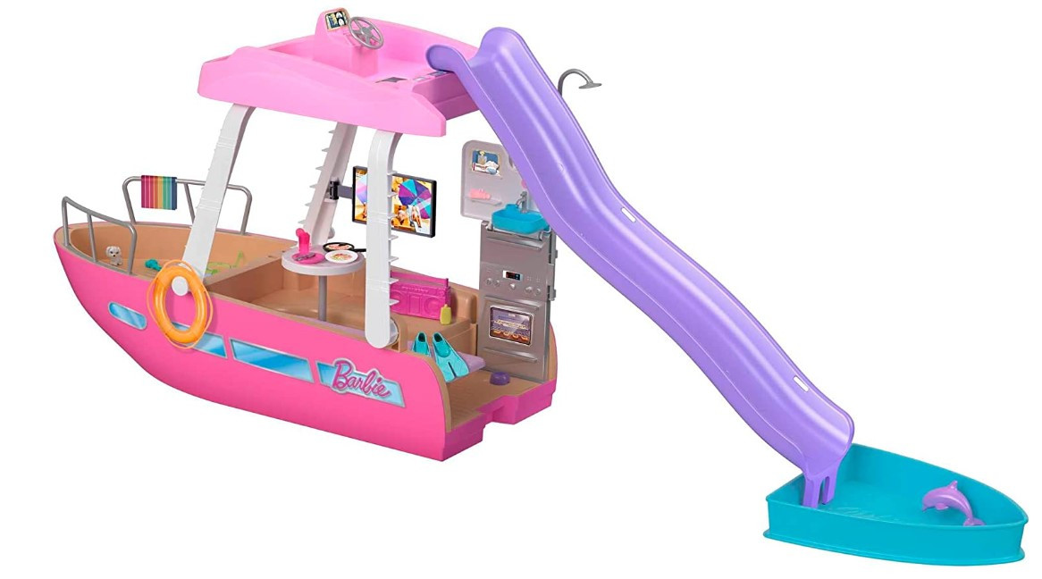Barbie Dream Boat Playset with Pool & Slide