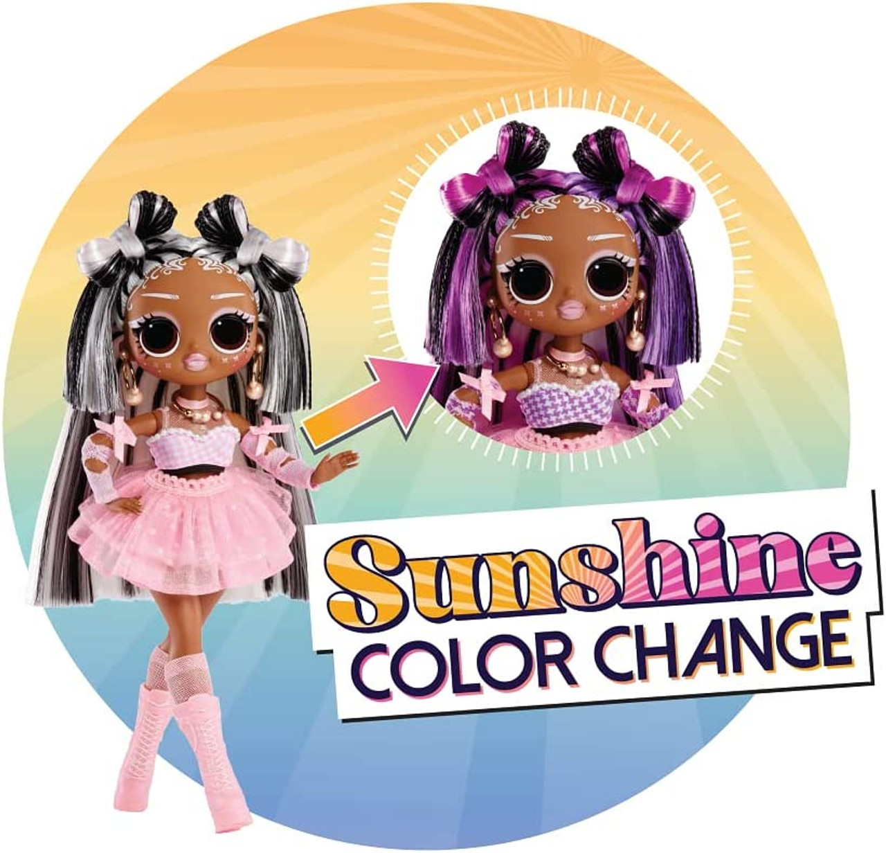 L.O.L. Surprise OMG Sunshine Colour Change Switches Fashion Doll  L.O.L. Surprise OMG Sunshine Colour Change Switches Fashion Doll