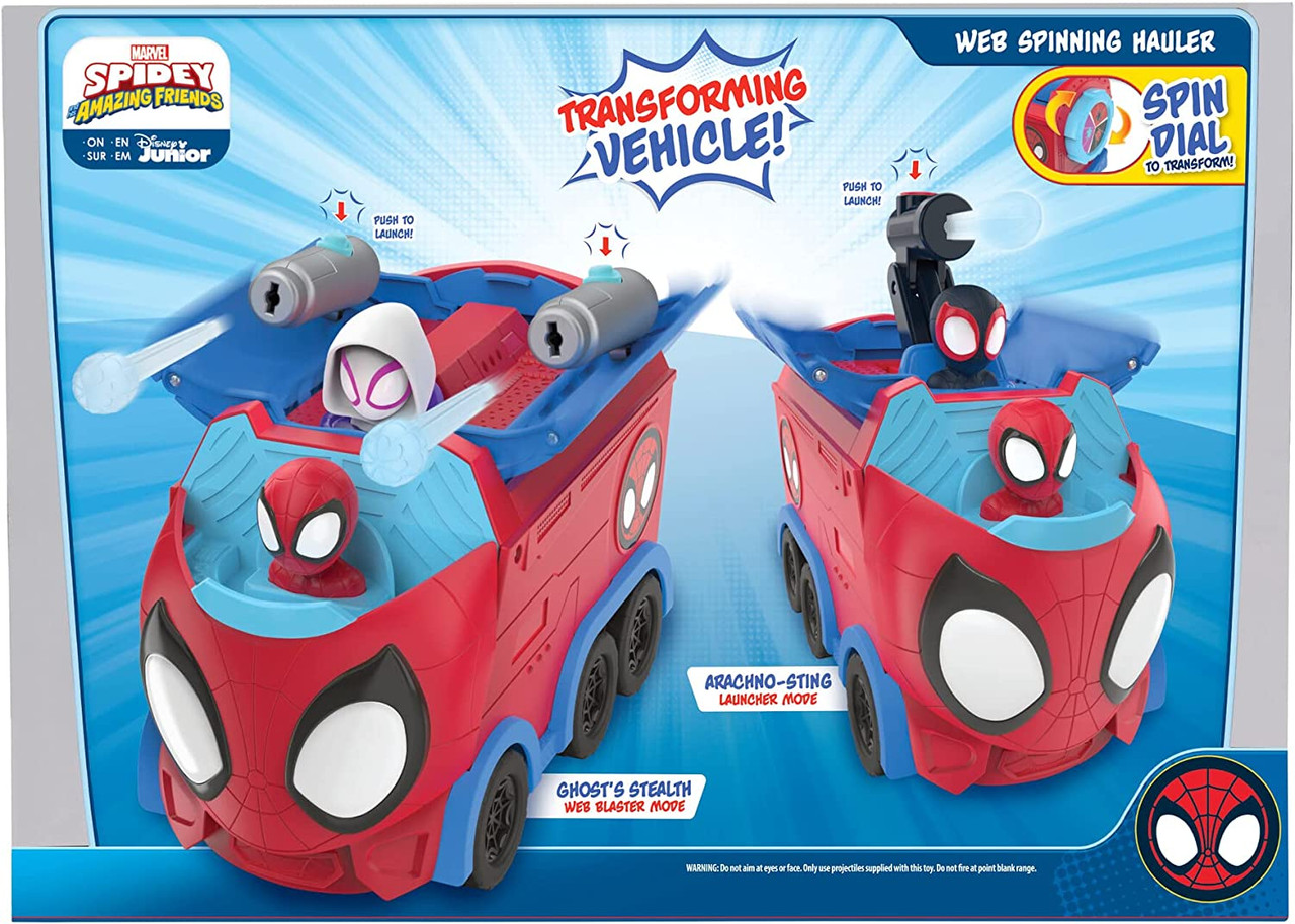 Marvel Spidey and His Amazing Friends Web-Spinning Hauler Marvel Spidey and His Amazing Friends Web-Spinning Hauler