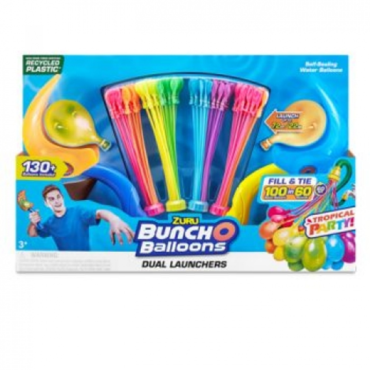 Bunch O Balloons Tropical Party Launcher - 2 Pack Bunch O Balloons Tropical Party Launcher - 2 Pack