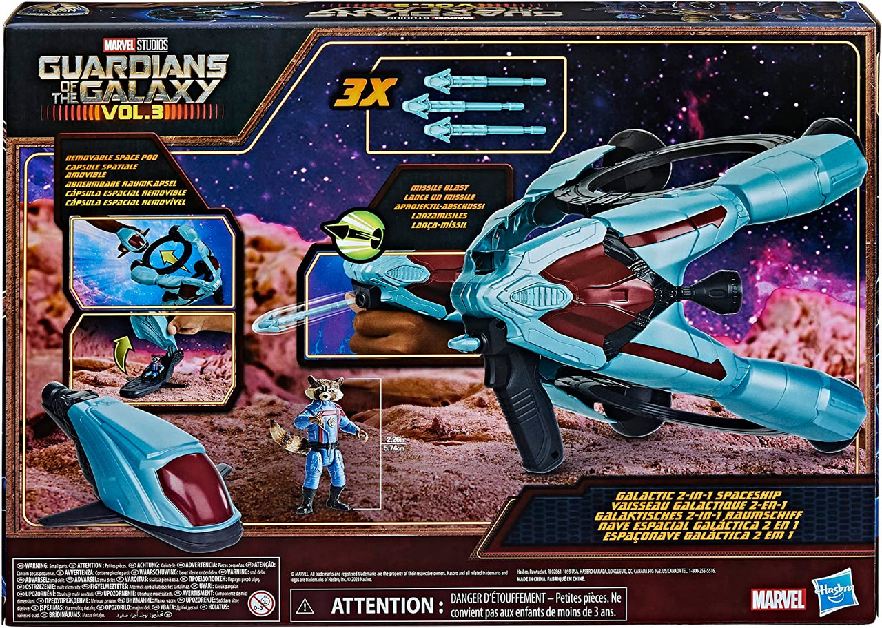 Marvel Guardians of the Galaxy Vol. 3 Galactic Spaceship with Rocket Action Figure Marvel Guardians of the Galaxy Vol. 3 Galactic Spaceship with Rocket Action Figure