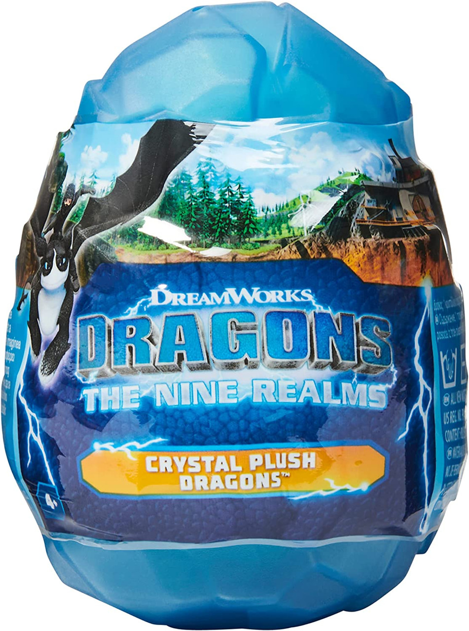 Dreamworks Dragons The Nine Realms, Crystal Plush Dragons Dreamworks Dragons The Nine Realms, Crystal Plush Dragons