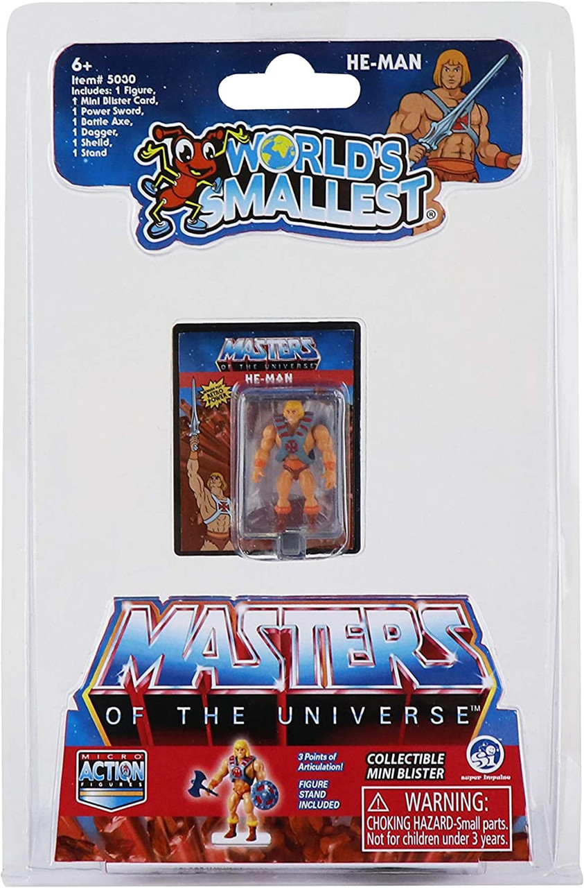 The World's Smallest Masters of the Universe Micro Action Figures