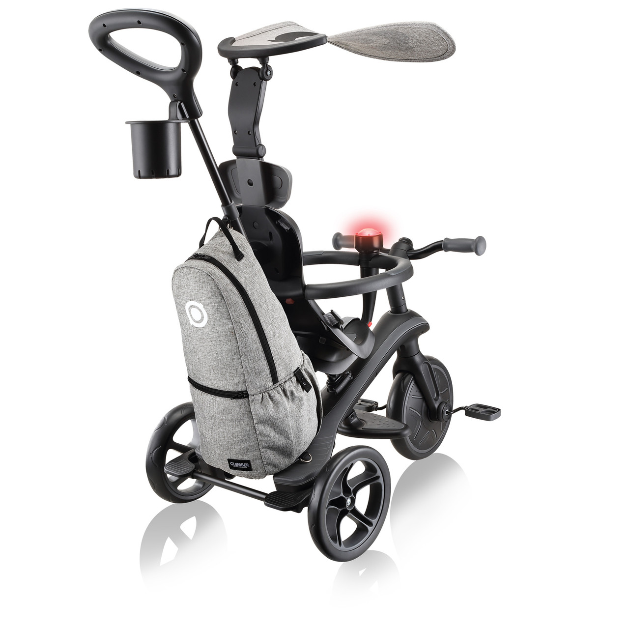 Globber Explorer Trike 4 in 1 Deluxe Play -Black/Grey Globber Explorer Trike 4 in 1 Deluxe Play -Black/Grey
