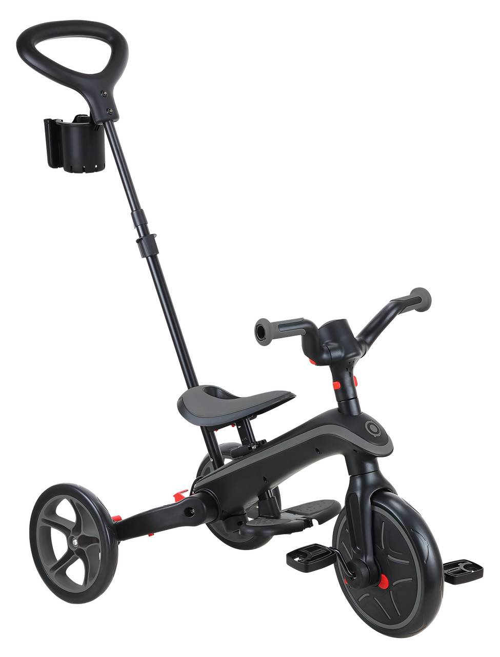 Globber Explorer Trike 4 in 1 Deluxe Play -Black/Grey