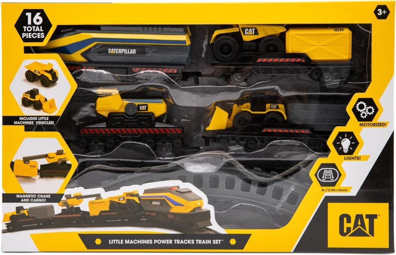 CAT Little Machines Power Track Train Set