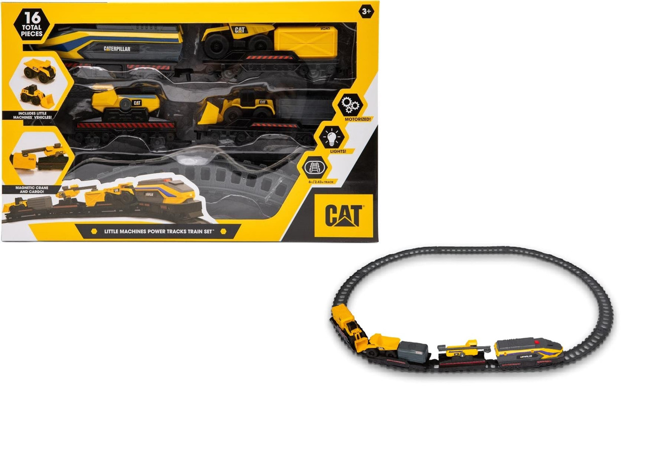 CAT Little Machines Power Track Train Set