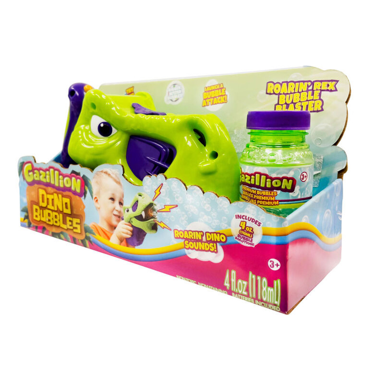 Gazillion Bubbles Roarin' Rex Bubble Blaster Gazillion Bubbles Roarin' Rex Bubble Blaster
