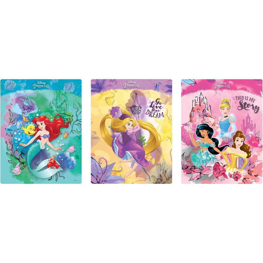Disney Princess: The Little Mermaid Frame Tray Puzzles 3 Pack