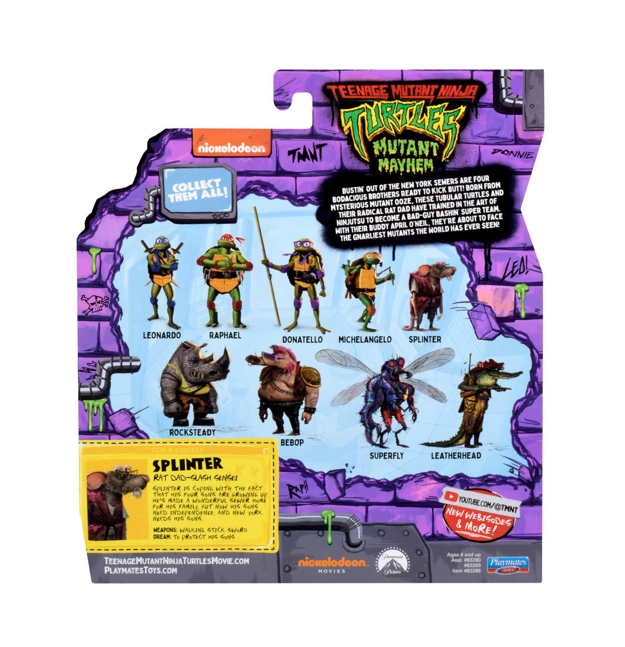 Teenage Mutant Ninja Turtles: Movie Basic Figures Teenage Mutant Ninja Turtles: Movie Basic Figures