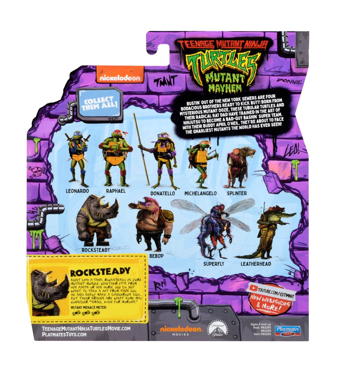 Teenage Mutant Ninja Turtles: Movie Basic Figures Teenage Mutant Ninja Turtles: Movie Basic Figures
