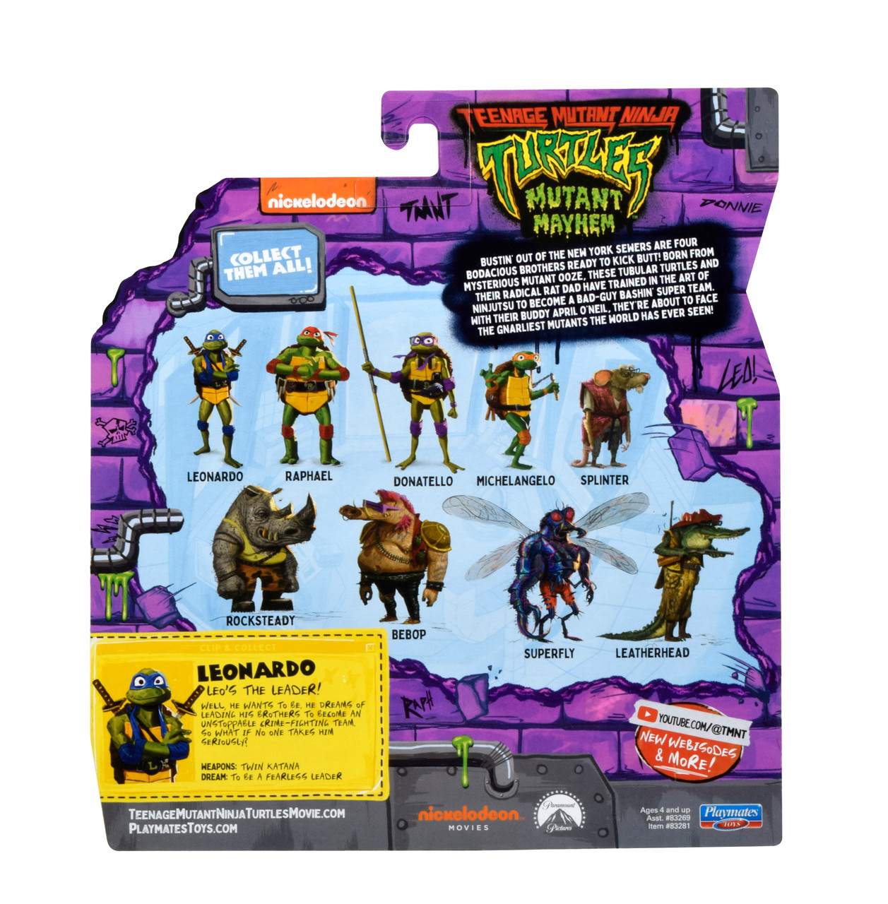 Teenage Mutant Ninja Turtles: Movie Basic Figures Teenage Mutant Ninja Turtles: Movie Basic Figures