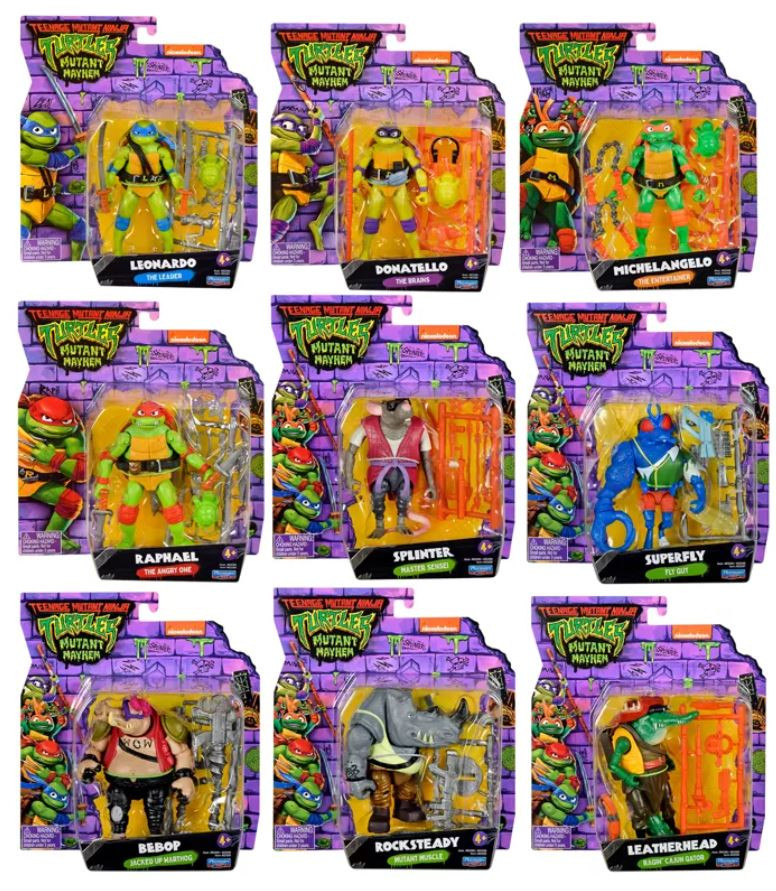 Teenage Mutant Ninja Turtles: Movie Basic Figure Wave 2